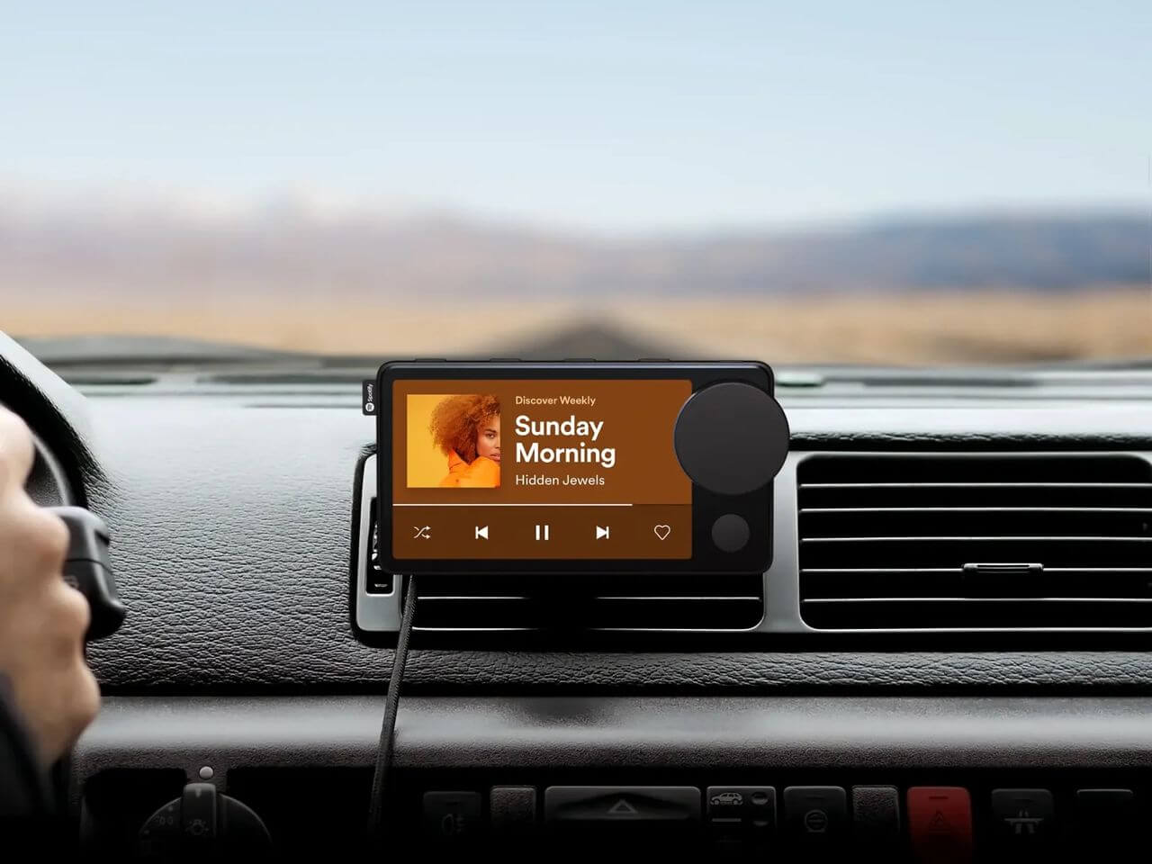Image of launched Car Thing product